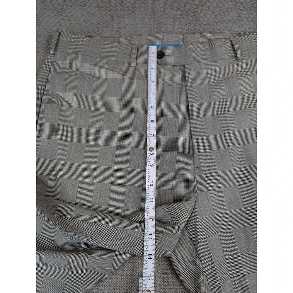Brooks Brothers Pants Mens 40x34 Glen Plaid Madison Trousers Brookscool Wool NWT